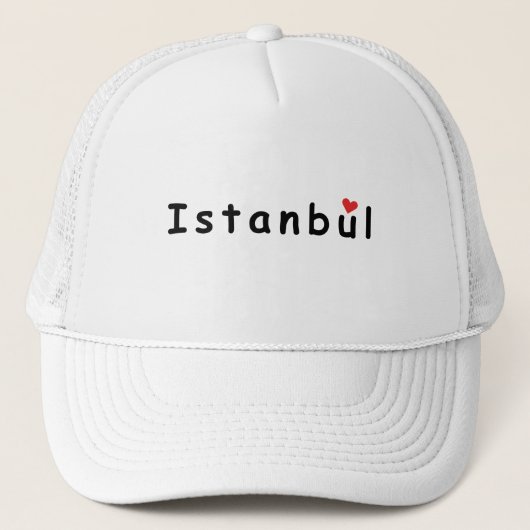 Ik hou van Istanbul Trucker Pet (Voorkant)