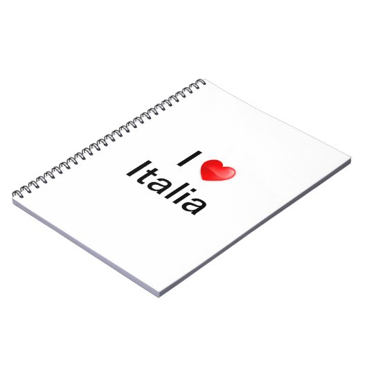 Ik hou van Italia Notitieboek (Linkerzijde)