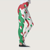 Ik hou van Italiaans Hearts Patroon Leggings (Rechts)