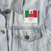 Ik hou van Italiaans ijs - Button van verkopers (In situ)