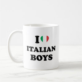 Ik hou van Italiaanse jongens Koffiemok