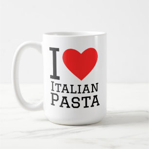 Ik hou van Italiaanse pasta Koffiemok