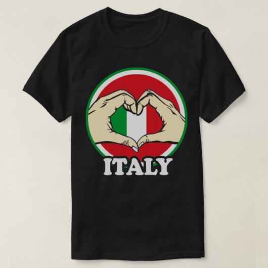 Ik hou van Italië1 T-shirt (Design voorkant)