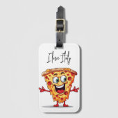 Ik hou van Italië Bagagelabel (Voorkant (verticaal))