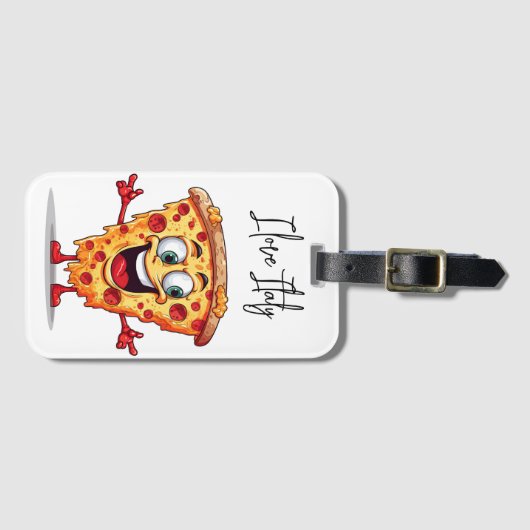 Ik hou van Italië Bagagelabel (Voorkant (horizontaal))