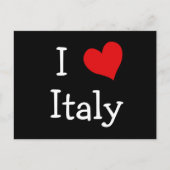 Ik hou van Italië Briefkaart (Voorkant)