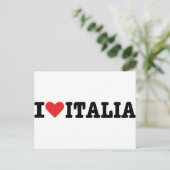 Ik hou van Italië Briefkaart (Staand voorkant)