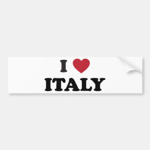 Ik hou van Italië Bumpersticker