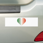 Ik hou van Italië Bumpersticker (Op auto)