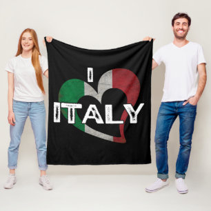 IK HOU VAN ITALIË FLEECE DEKEN