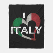 IK HOU VAN ITALIË FLEECE DEKEN (Voorkant)