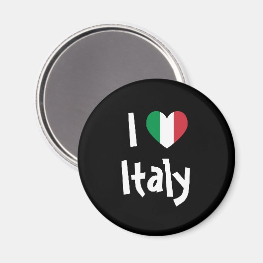 Ik hou van Italië Magneet (Voorkant / Achterkant)