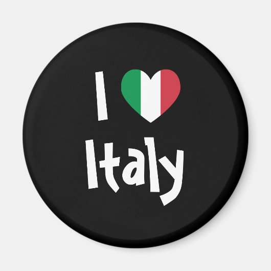 Ik hou van Italië Magneet (Voorkant)