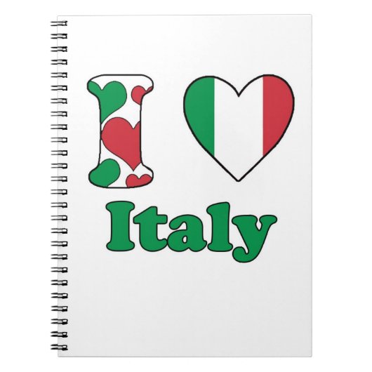 Ik hou van Italië Notitieboek (Voorkant)