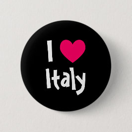 Ik hou van Italië Ronde Button 5,7 Cm