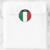 Ik hou van Italië Ronde Sticker (Tas)