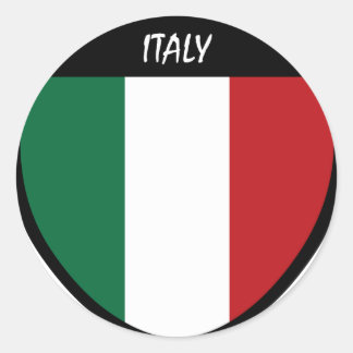Ik hou van Italië Ronde Sticker