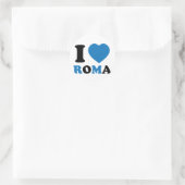 Ik hou van Italië Ronde Sticker (Tas)