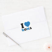 Ik hou van Italië Ronde Sticker (Envelop)