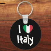 Ik hou van Italië Sleutelhanger (Voorkant)