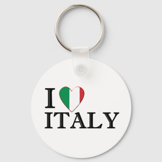 Ik hou van Italië Sleutelhanger (Voorkant)