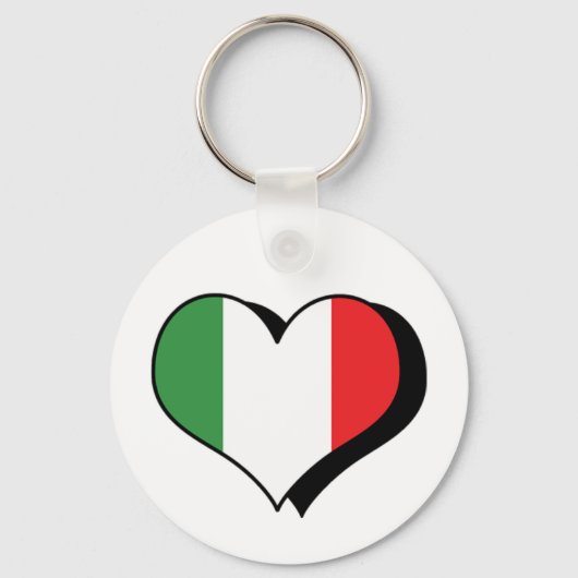 Ik hou van Italië Sleutelhanger (Voorkant)