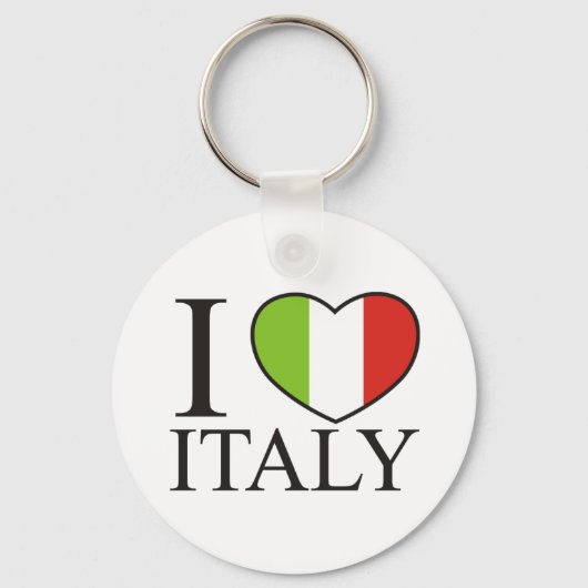 Ik hou van Italië Sleutelhanger (Voorkant)