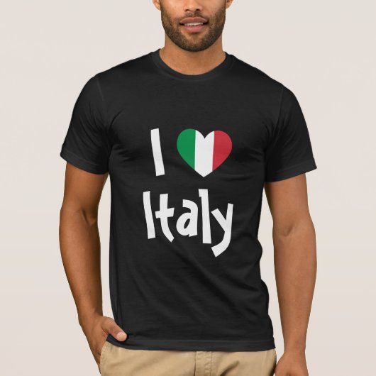 Ik hou van Italië T-shirt (Voorkant)