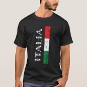 Ik hou van Italië Vlag Italiaans erfgoed T-shirt (Voorkant)