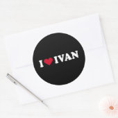 IK HOU VAN IVAN RONDE STICKER (Envelop)