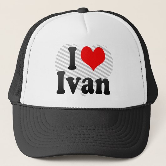 Ik hou van Ivan Trucker Pet (Voorkant)