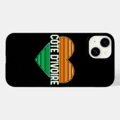 Ik hou van Ivoorkust, Ivoorkust hart Case-Mate iPhone Case (Achterkant (horizontaal))