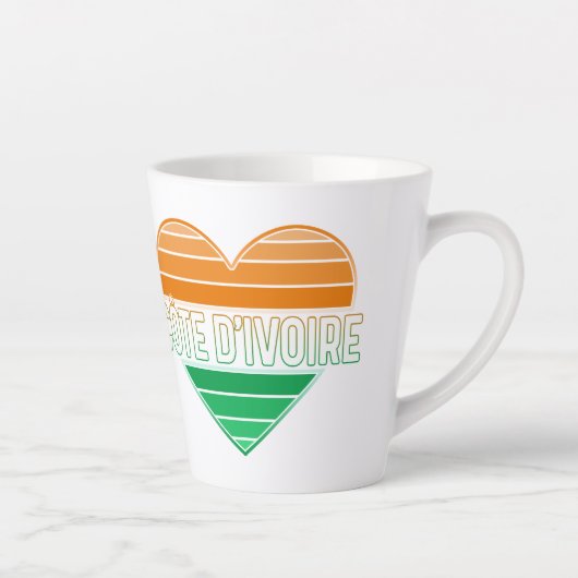 Ik hou van Ivoorkust, Ivoorkust hart Latte Mok (Rechts)