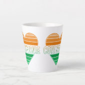 Ik hou van Ivoorkust, Ivoorkust hart Latte Mok (Voorkant)