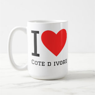 Ik hou van Ivoorkust Koffiemok