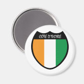 Ik hou van Ivoorkust Magneet (Voorkant / Achterkant)
