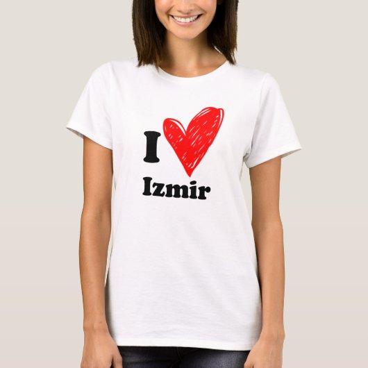 Ik hou van Izmir T-shirt (Voorkant)