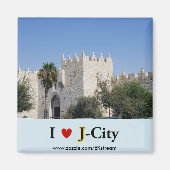 IK HOU VAN J CITY - Damascus gate magneet (Voorkant)