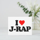 IK HOU VAN J-RAP BRIEFKAART (Staand voorkant)