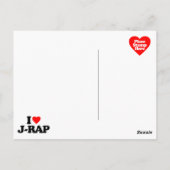 IK HOU VAN J-RAP BRIEFKAART (Achterkant)
