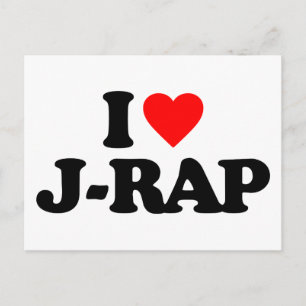 IK HOU VAN J-RAP BRIEFKAART