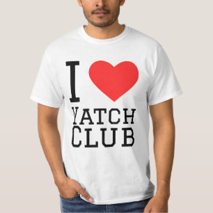 Ik hou van jachtclub t-shirt