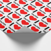 Ik hou van jachten cadeaupapier (Hoek)