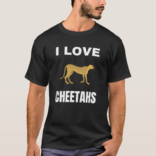Ik hou van jachtluipaarden t-shirt (Voorkant)