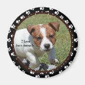 Ik hou van Jack Russells Magnet (Voorkant)