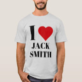 Ik hou van Jack Smith T-shirt (Voorkant)