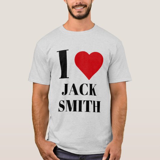 Ik hou van Jack Smith T-shirt (Voorkant)
