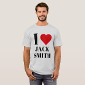 Ik hou van Jack Smith T-shirt (Voorkant volledig)