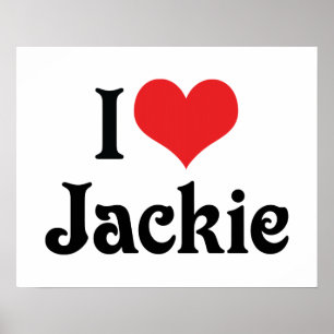 Ik hou van Jackie Poster