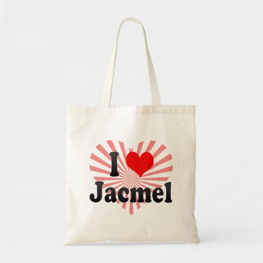 Ik hou van Jacmel, Haïti Tote Bag (Voorkant)
